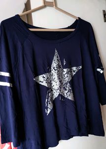 Navy Star Graphic Tee