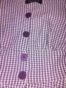 Chic Gingham Puff Sleeve Top