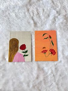 Acrylic Canvas Painting Set of 2