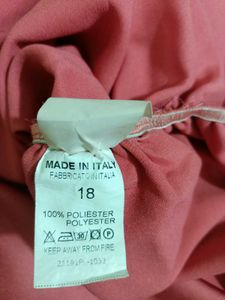 Plus Size Rose Pink Made In Italy Satin Wrap Dress