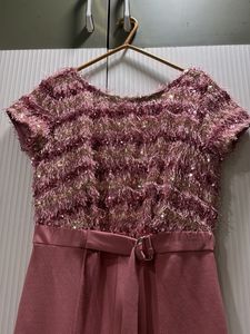 Sparkling Pink Jumpsuit with Belt