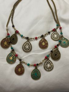 Boho Beaded Statement Necklace