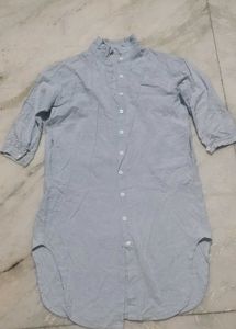 Light Blue Striped Kurta