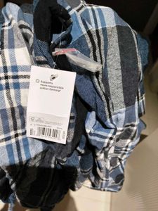 SO Plaid oversized unisex Flannel Shirt