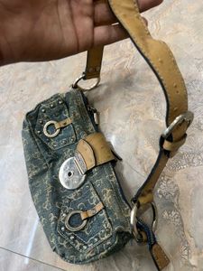 Guess Denim Shoulder Bag