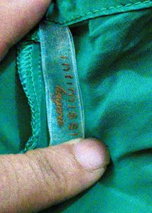 Emerald Green Satin Lace Nightie