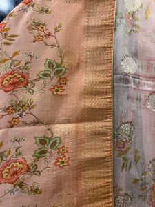 Peach Embroidered Salwar Kameez Set
