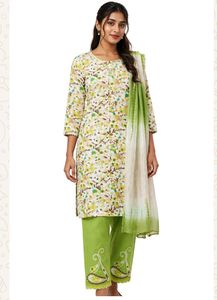 Elegant 3 piece unstiched suit, dress material