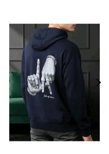 Navy Blue Hoodie - Casual Comfort