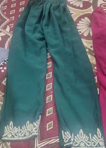 Green Embellished Kurta