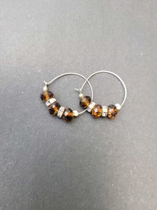 Sparkling Hoop Earrings