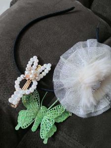 Beautiful Off White Baby Frock