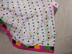 unused saaree....fabric butter crep type..slippy