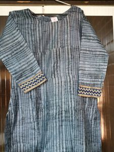 Heavy Dupata With Work Wear Kurtha