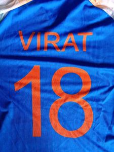India Cricket Jersey With the name of Virat 18