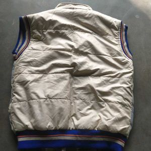 Unique Graphic Print Vest Jacket