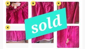 Zemyra Kids Pink Striped Dress