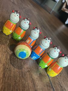 Exclusive Premium Wooden Bowling Set
