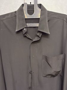 Classic Dark Brown Button-Up Shirt