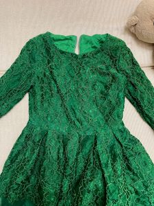pretty bottle green midi