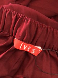 Maroon Pleated Skirt(Women’s)