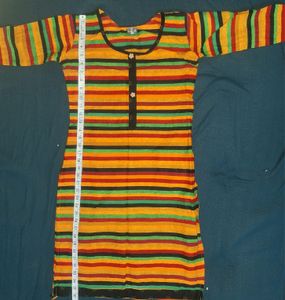 Size 40 (L )Stitched Cotton Kurta Set