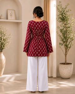 RUST colour short kurti