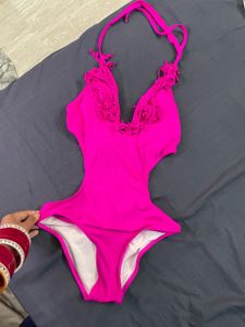 Hot Pink One-Piece Swimsuit