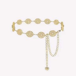 Elegant Gold Chain Belt