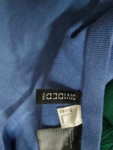 Blue A-Line Mini Skirt