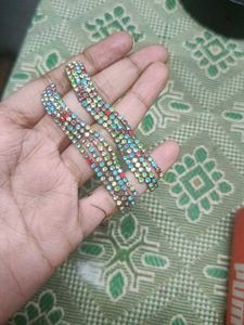 Colorful Rhinestone Dangle Earrings