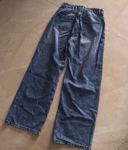 Vintage Wash Wide Leg Jeans, Size 25- 26