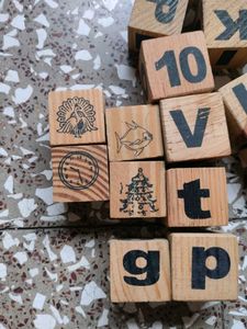 Wooden Alphabet Blocks