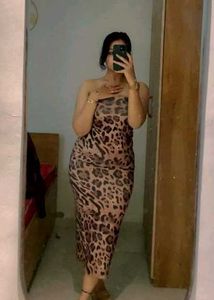 Leopard Print Tube Top