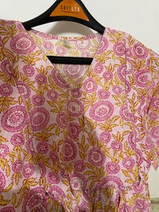Women's Floral Print Kurta