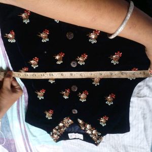 Hand Work Valvet Jacket
