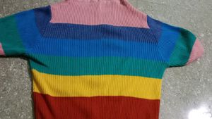Multicolor Crop Top