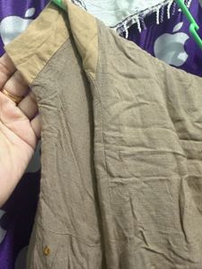 Embellished Olive Green Kurta