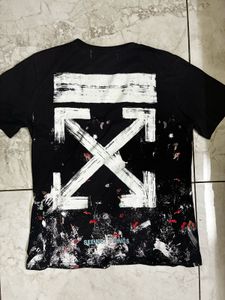 Off-White "Splash" Black T-Shirt