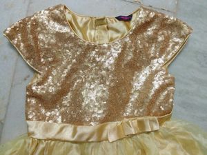 Sparkly Gold Sequin Dress