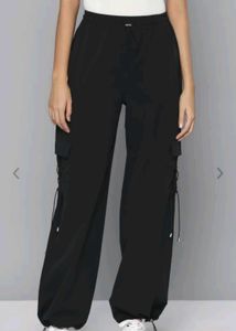 Black Parachute Joggers