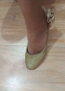 Golden High Heels