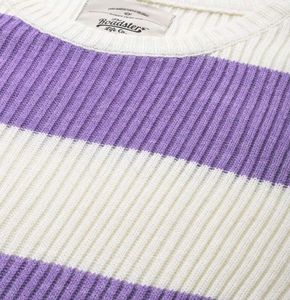 Striped Knit Mini Dress
