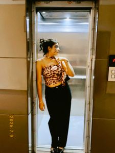 Stylish Leopard Print Tube Top