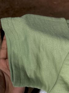 Sage Green Square Neck Ribbed Top