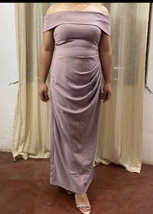 Elegant Off-Shoulder Slid dress