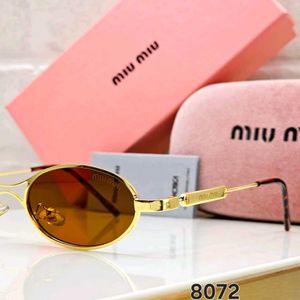 Miu Mi Oval Sunglasses