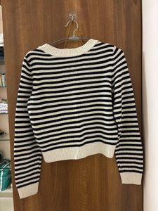 Striped Knit Sweater