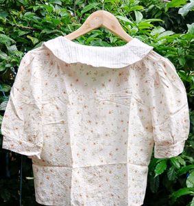 Floral Print Cropped Top
