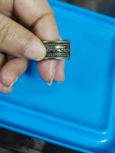 Silver Look Alike(SLA) Oxidized Ring